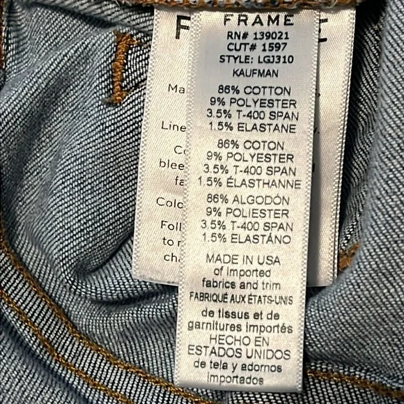 Frame Le Garcon Skinny Jeans - Picture 8 of 11